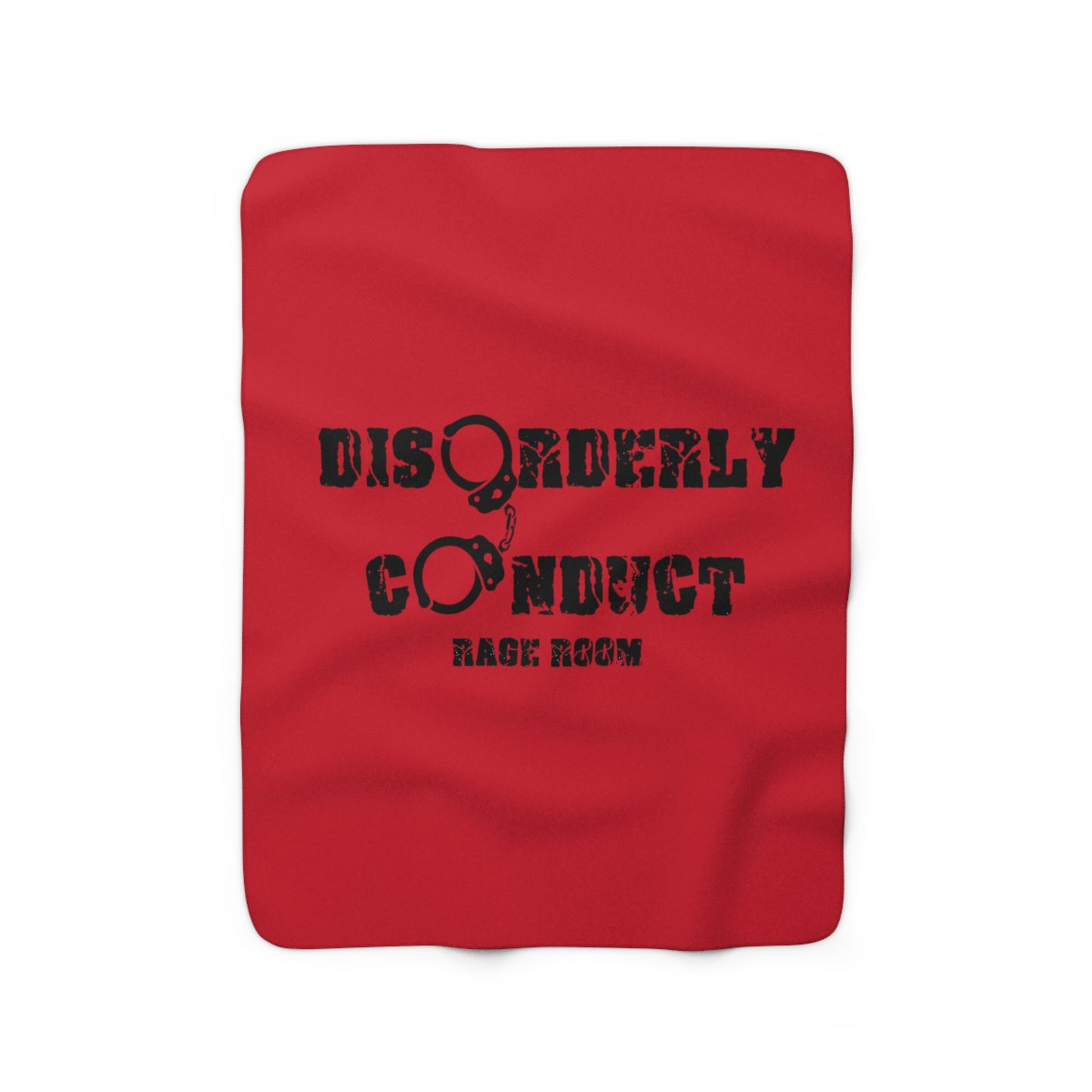 DISORDERLY CONDUCT RAGE ROOMS Sherpa Fleece Blanket
